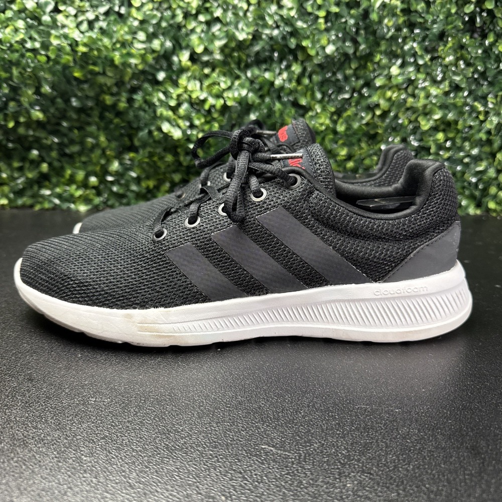 Adidas Lite Racer CLN 2.0 running shoes Men's Size 8 Black Sneakers